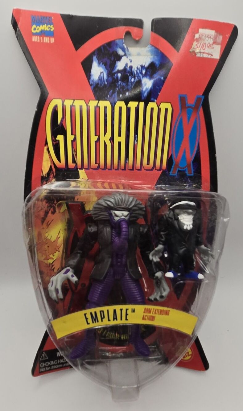 Marvel Comics Generation X Emplate Action Figure Arm Extending Action w/ DOA